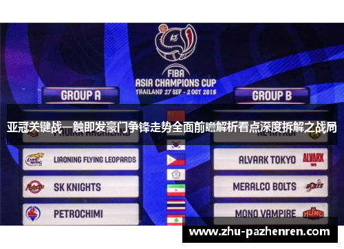 亚冠关键战一触即发豪门争锋走势全面前瞻解析看点深度拆解之战局